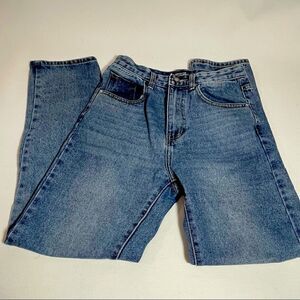 Nasty Gal Jeans UK size 6 EU 34 medium rinse crop 28”